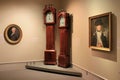 Historic portraits of important men and grandfather clocks, Albany Institute of History and Art,NY,2016