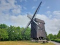 Historic post mill in Trelleborg in Sweden Royalty Free Stock Photo
