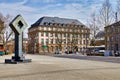 Historic post office in a large square