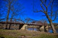 1876 Truss bridge at Oakland Mills Park Mount Pleasant Iowa