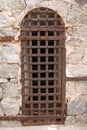 Historic prison cell door Royalty Free Stock Photo