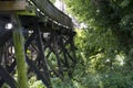 Historic railroad bridge Marietta Ohio Royalty Free Stock Photo