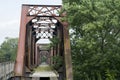 Historic railroad bridge Marietta Ohio