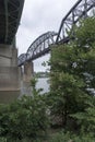 Historic railroad bridge Royalty Free Stock Photo