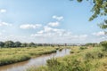 Railroad bridge over the Sabie River at Skukuza