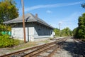 Historic Railroad Depot in Merrimack New Hampshire, USA Royalty Free Stock Photo
