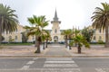 The historic railroad station, now a hotel, casino and entertainment complex, Swakopmund, Namibia.