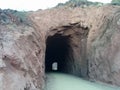 Historic Railroad Tunnels reinforced with shotcrete at Lake Mead, NV