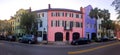 Historic Rainbow Row, Charleston, SC Royalty Free Stock Photo