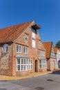 Historic red brick house in the center of Tonder