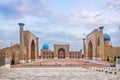 Historic Registan square in Samarkend, Uzbekistan Royalty Free Stock Photo