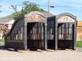 Historic Relocated Entrances to Station in Goldfield, Nevada