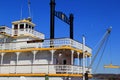 Historic Riverboat, Cherry Blossom,set on the potomac River,Old Alexandria,Virginia,April 2015