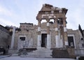 Capitolino temple in city of Brescia. Royalty Free Stock Photo