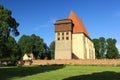 Historic romanic church of Sv. Jilji in Milevsko, Czech republic