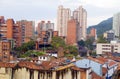 Historic rooftops La Candelaria Bogota Royalty Free Stock Photo