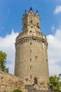 Historic round tower in the center of Andernach