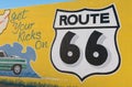 Historic Route 66 in Kingman, Arizona Royalty Free Stock Photo