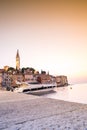 Historic Rovinj during sunset, Croatia