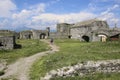 Historic ruins Rozafa Castle in Shkoder, Albania Royalty Free Stock Photo