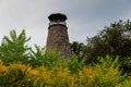 Barcelona Lighthouse Surrounded by Goldenrod Wildflowers - Lake Erie - New York