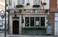 The historic 1920s city center Templar Hotel Pub in Leeds England