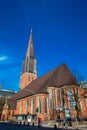 The historic Saint James Church at Hamburg city center