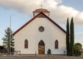 Historic Saint Joseph Catholic Church in Fort Davis, Texas.