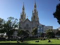 Saints Peter and Paul Church, Washington Square Park, San Francisco, California Royalty Free Stock Photo