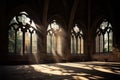 Historic sanctuary ancient stone church captivates with religious symbolism