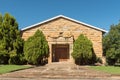 Historic sandstone hall of the Ladybrand high school