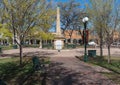 The Plaza, Santa Fe, New Mexico Royalty Free Stock Photo