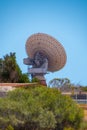 Historic satellite dish from the Apollo era at the Carnarvon Space and History Museum in Western Australia Royalty Free Stock Photo