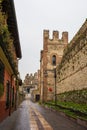 Scaligero Castle in Lazise, North East Italy Royalty Free Stock Photo