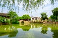 Historic scenic old town Wuzhen, China Royalty Free Stock Photo