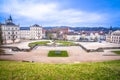 Historic Schlossplatz sqaure in Coburg architecture view