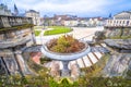 Historic Schlossplatz sqaure in Coburg architecture view