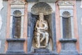 Historic sculpture in Palermo Royalty Free Stock Photo