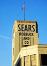 The historic Sears Roebuck building in Hackensack, NJ Royalty Free Stock Photo