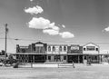 The Historic Seligman depot on Route 66 Royalty Free Stock Photo