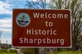 Historic Sharpsburg Sign