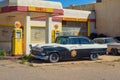 Historic Shell gas station in the abandoned mine town of Lowell, Arizona