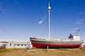 Historic ship in the Arctic of Canada