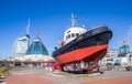 Historic ship in the old harbor of Bremerhaven