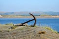 Historic ships anchor on harbour wall