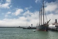 Hyde Street Pier San Francisco Historic ships Royalty Free Stock Photo