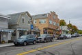 Historic shops in Weirs Beach, NH, USA