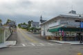 Historic shops in Weirs Beach, NH, USA