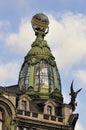 Historic Singer Company Building, at present the House of Books on Nevsky Prospekt, St. Petersburg, Russia