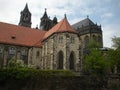 Romanesque Road in Magdeburg, Saxonyanhalt, Germany. Royalty Free Stock Photo